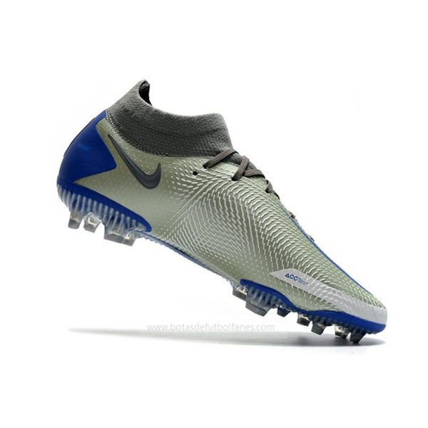 Nike Phantom Generative Texture Elite DF FG Plata Azul